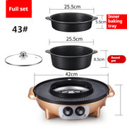 electric barbecue hot pot all-in-one pot, view 16 - MRSLM