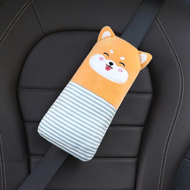 Cartoon Car Safety Seat Belt Pillow for Kids
