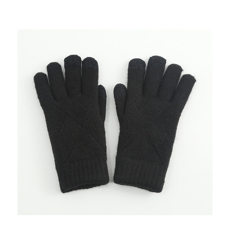 wool touch screen gloves, view 7 - MRSLM