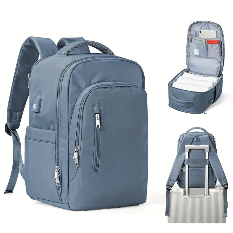 large capacity laptop backpack, view 2 - MRSLM
