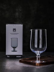 lead-free crystal cocktail mixing cup, view 4 - MRSLM