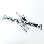 women's watch strap scarf and metal chain, view 15 - MRSLM