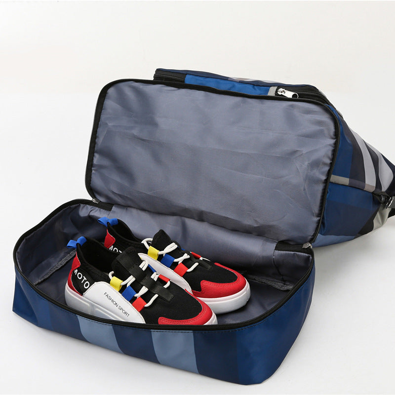 foldable waterproof gym duffel bag, view 8 - MRSLM