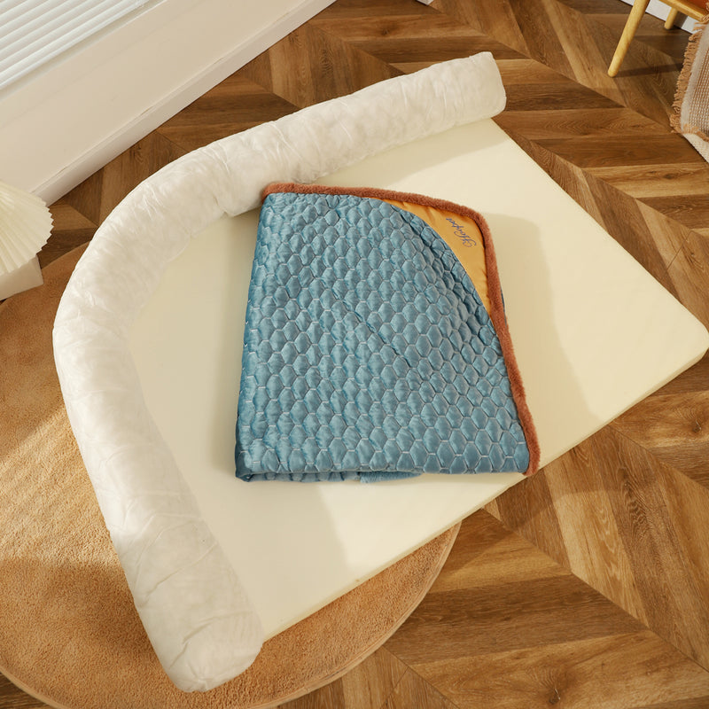 luxury pet sofa bed with pillow, view 6 - MRSLM