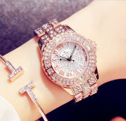 full diamond ladies quartz watch, view 7 - MRSLM