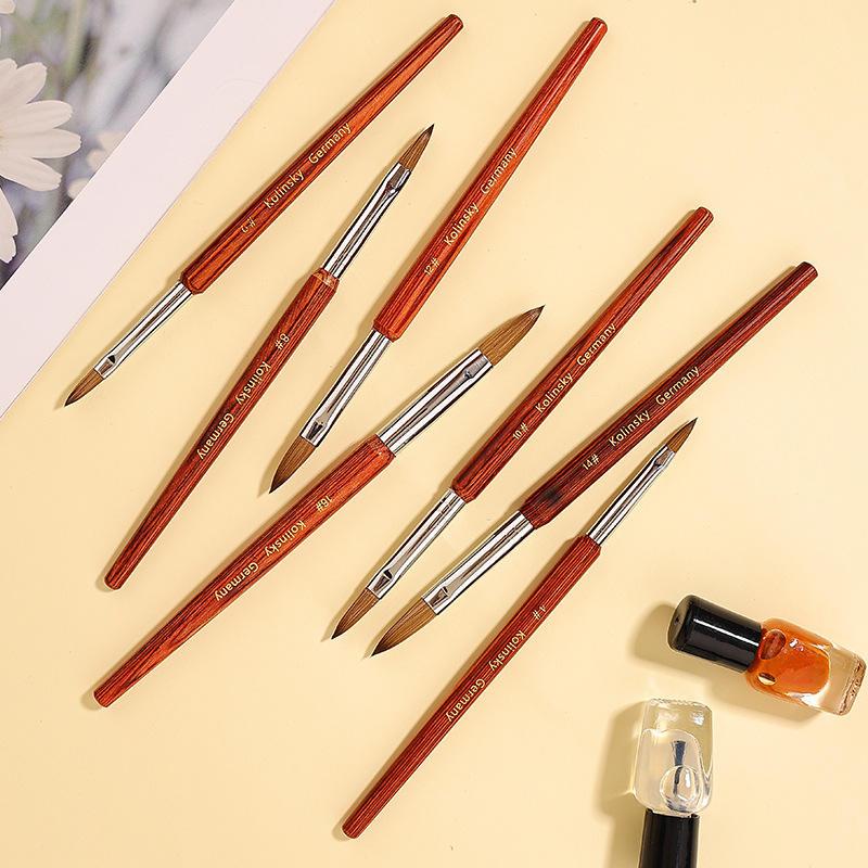 kolinsky acrylic nail brush, view 12 - MRSLM