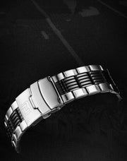 men's multifunction stainless steel watch, view 6 - MRSLM