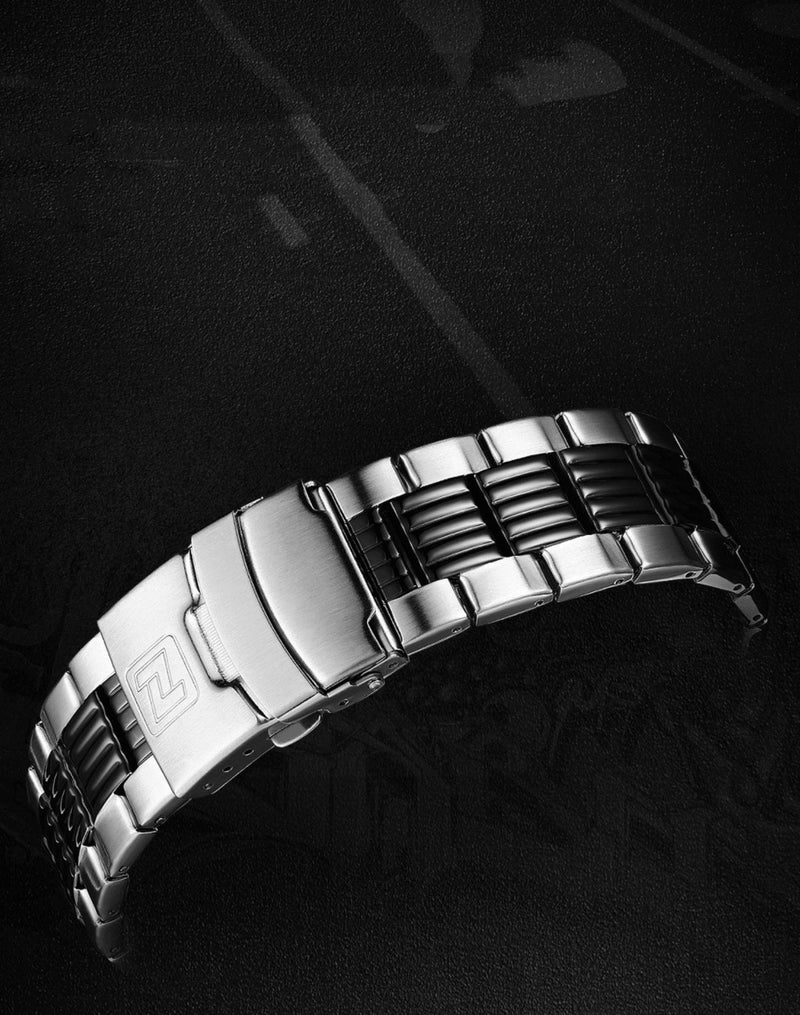 men's multifunction stainless steel watch, view 6 - MRSLM
