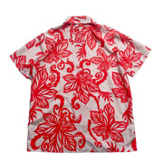 Retro red vine printed shirt, view 4 - MRSLM