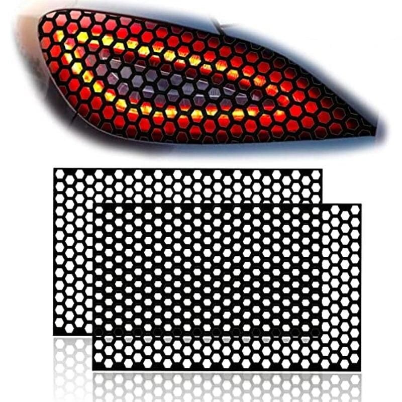 honeycomb tail light vinyl decals - MRSLM