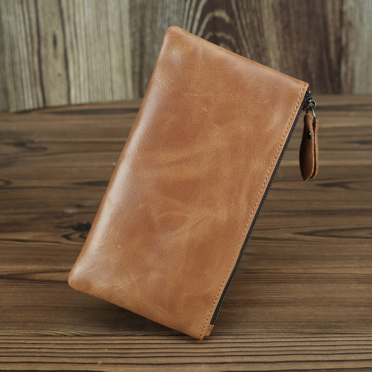 ultra-thin men's leather wallet, view 3 - MRSLM