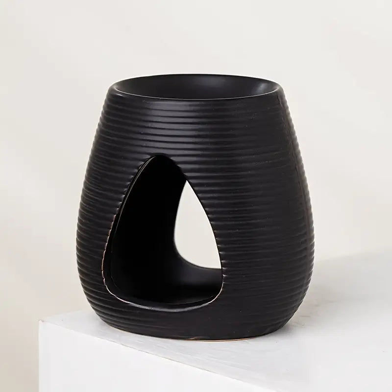 porcelain aroma burner candle holder, view 2 - MRSLM