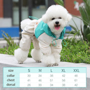 waterproof dog raincoat for small breeds, view 3 - MRSLM