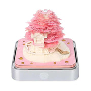 3d paper art desk calendar, view 3 - MRSLM