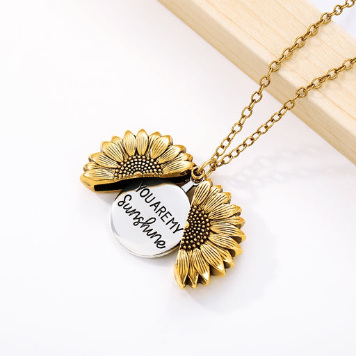 Sunflower pendant necklace - MRSLM