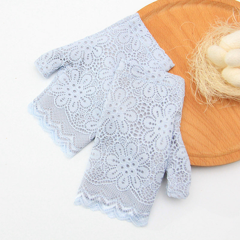 thin mulberry silk finger gloves, view 19 - MRSLM