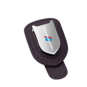 leather alloy car visor clip for sunglasses, view 5 - MRSLM