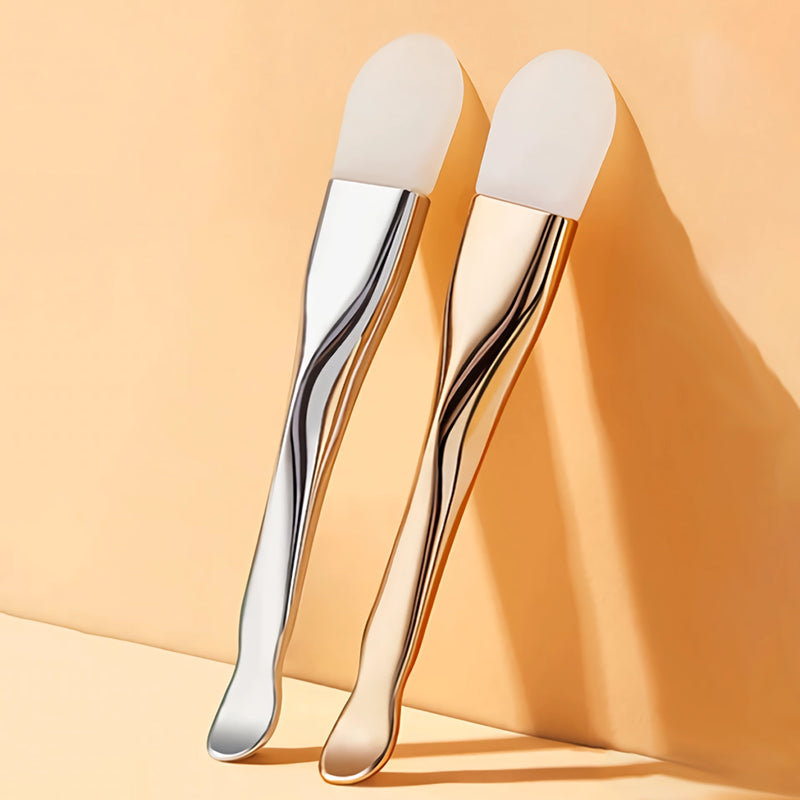Silicone facial mask brush with digging spoon - MRSLM