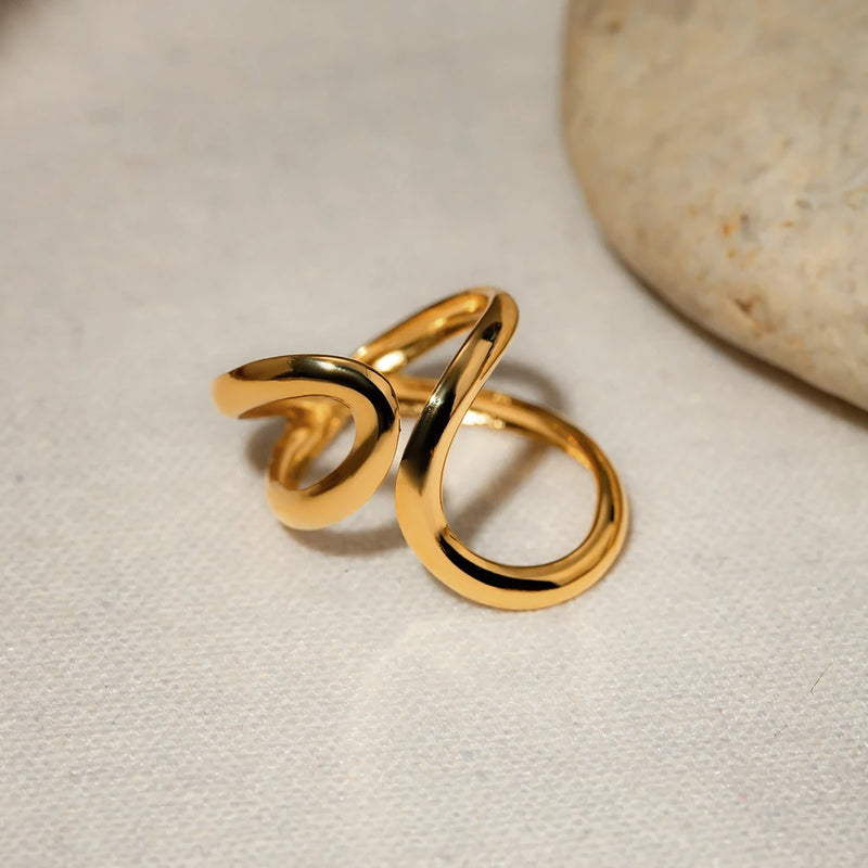 Irregular wave ring, view 6 - MRSLM