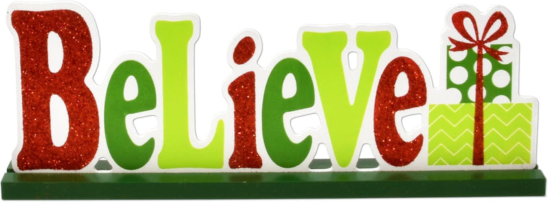 Christmas wooden table signs set of 6, view 4 - MRSLM
