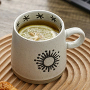 japanese hand-painted ceramic coffee mug, view 9 - MRSLM