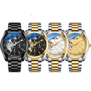 men's sun moon stars hollow watch, view 6 - MRSLM