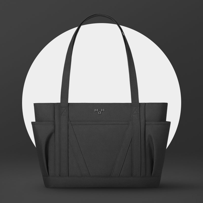 large capacity women's laptop tote bag, view 5 - MRSLM