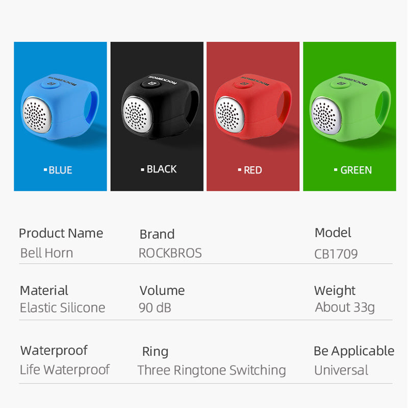 electric cycling bell, view 11 - MRSLM