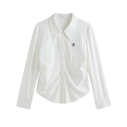 women's casual autumn layered shirt, view 2 - MRSLM