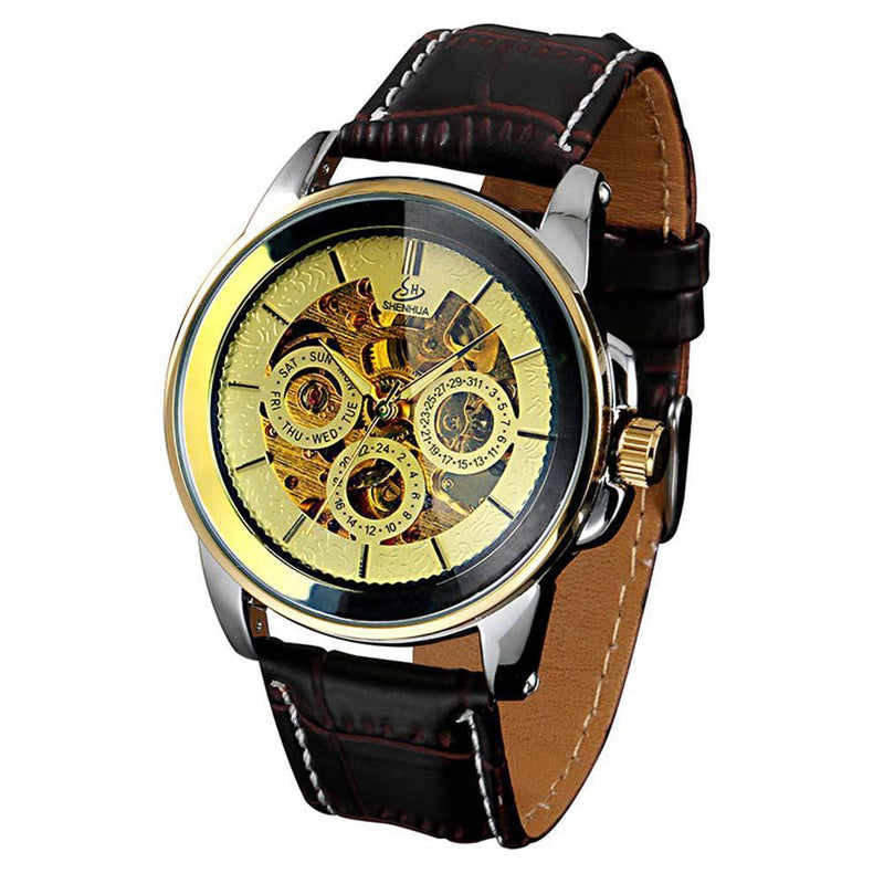 men's hollowed-out automatic mechanical watch, view 15 - MRSLM