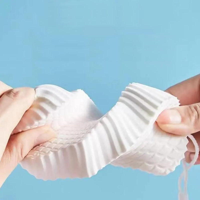 exfoliating bath sponge, view 9 - MRSLM