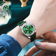 women's encrusted bezel quartz watch, view 2 - MRSLM