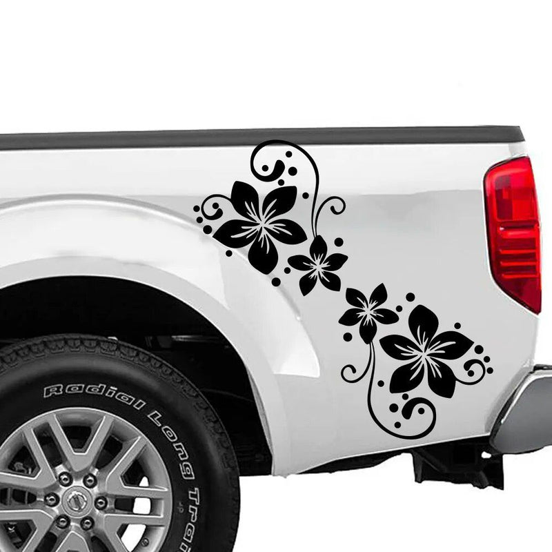 Floral dot windshield and body vinyl decal, view 3 - MRSLM