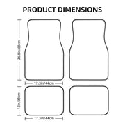 blue wolf car floor mats, view 3 - MRSLM