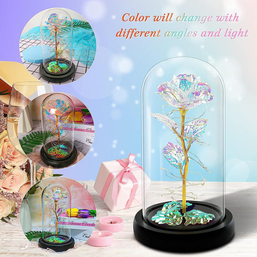 Gold foil rose music lamp - MRSLM