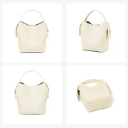 genuine leather bucket bag, view 11 - MRSLM