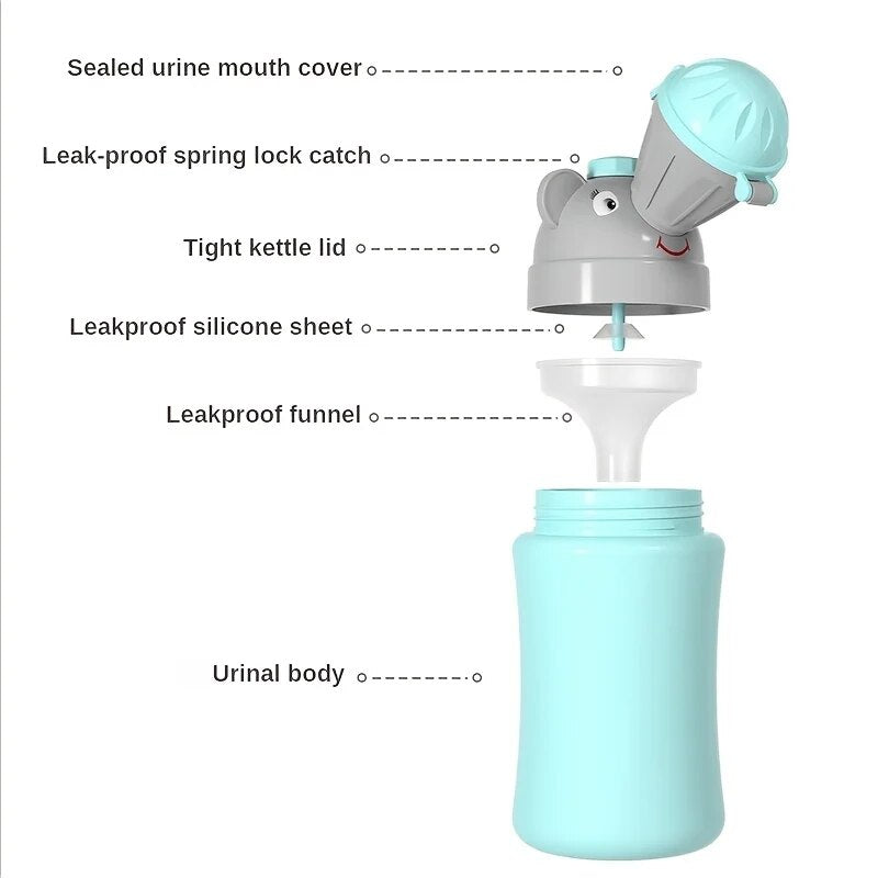 portable baby travel urinal, view 7 - MRSLM
