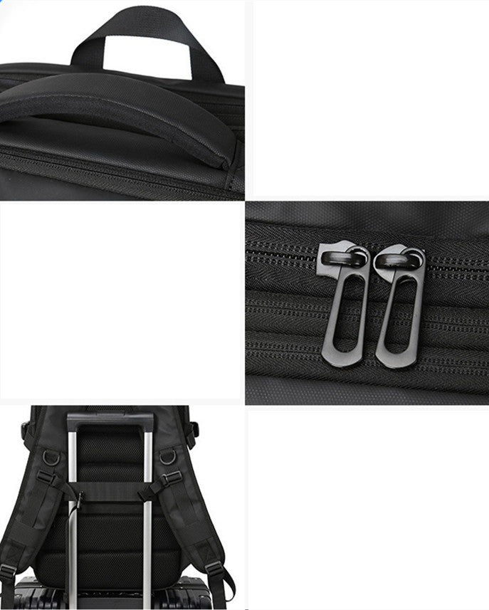business computer backpack, view 3 - MRSLM
