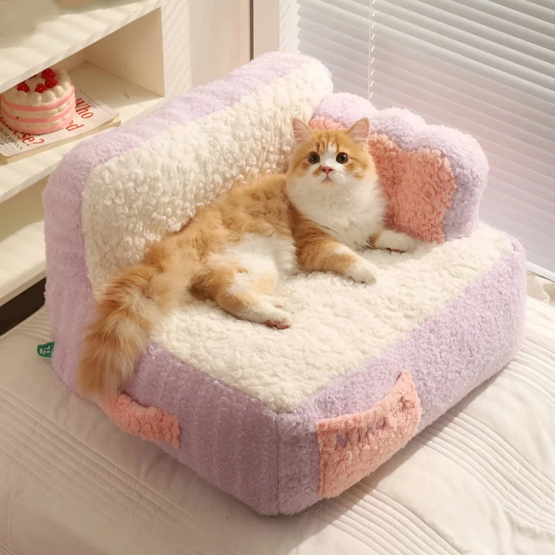 Cozy cat sofa bed, view 4 - MRSLM