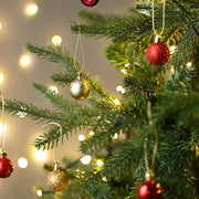 Red and gold Christmas ball ornament set, view 3 - MRSLM