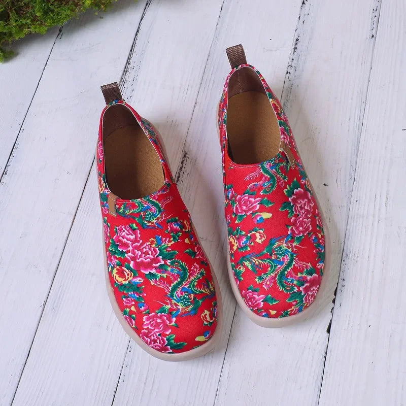 women's slip-on canvas flat shoes, view 7 - MRSLM