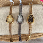 snake head tassel chain watch, view 5 - MRSLM