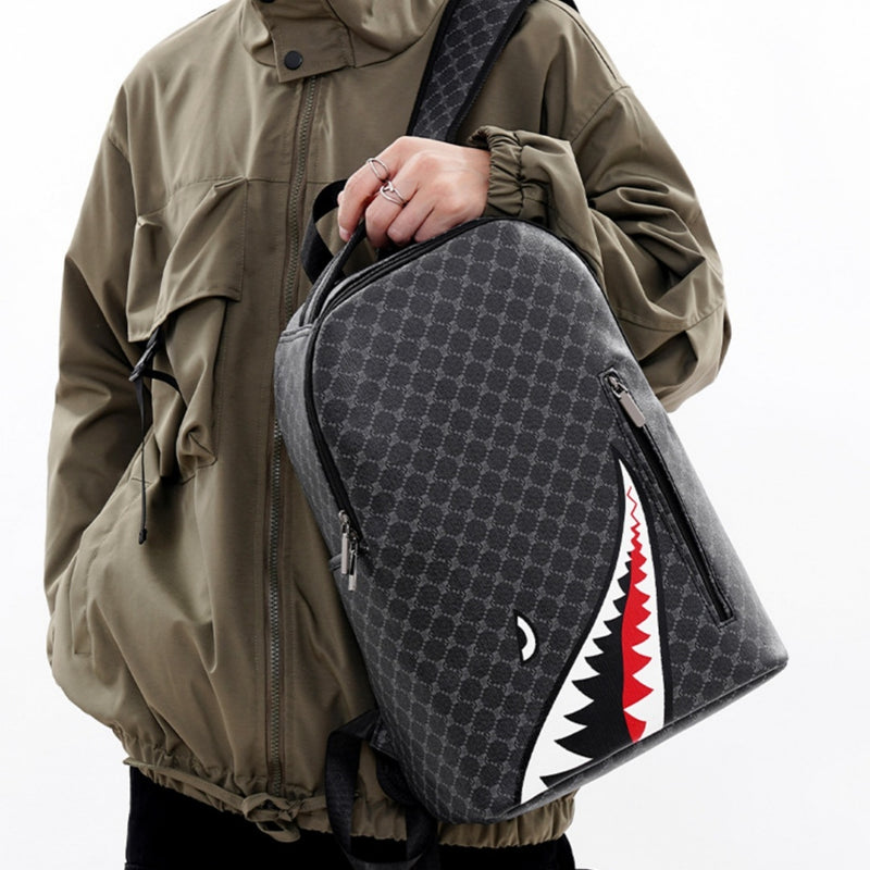 shark backpack for men - MRSLM