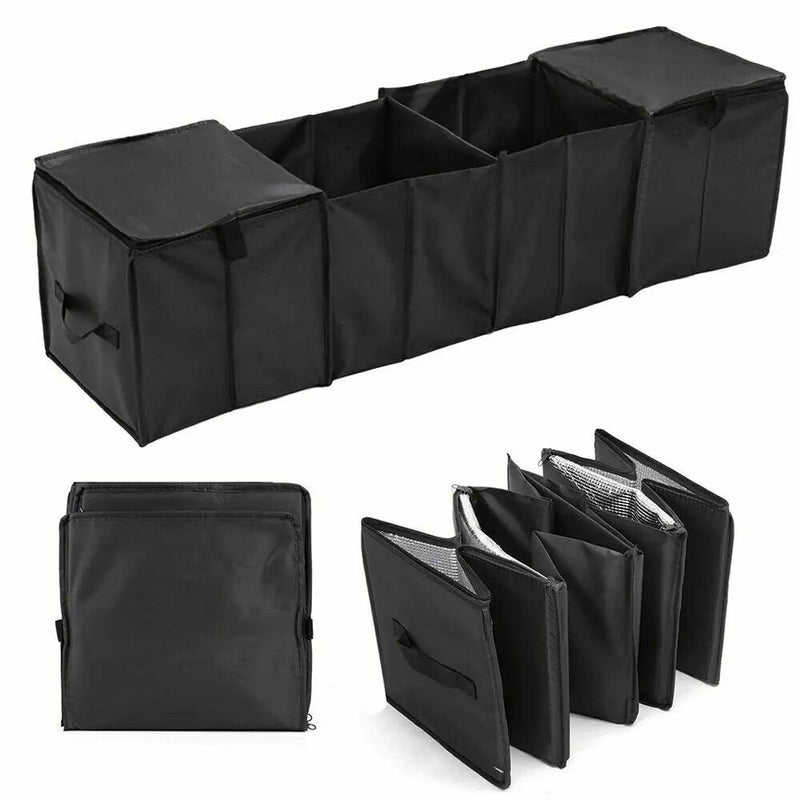 collapsible car trunk organizer with cooler, view 2 - MRSLM