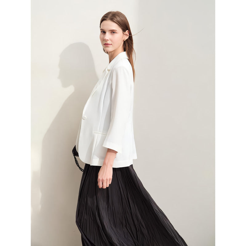 minimalist women's blazer, view 4 - MRSLM