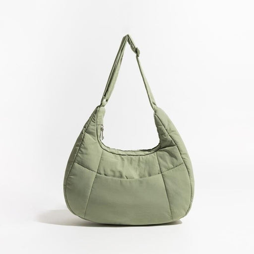 half moon puffer shoulder bag, view 5 - MRSLM