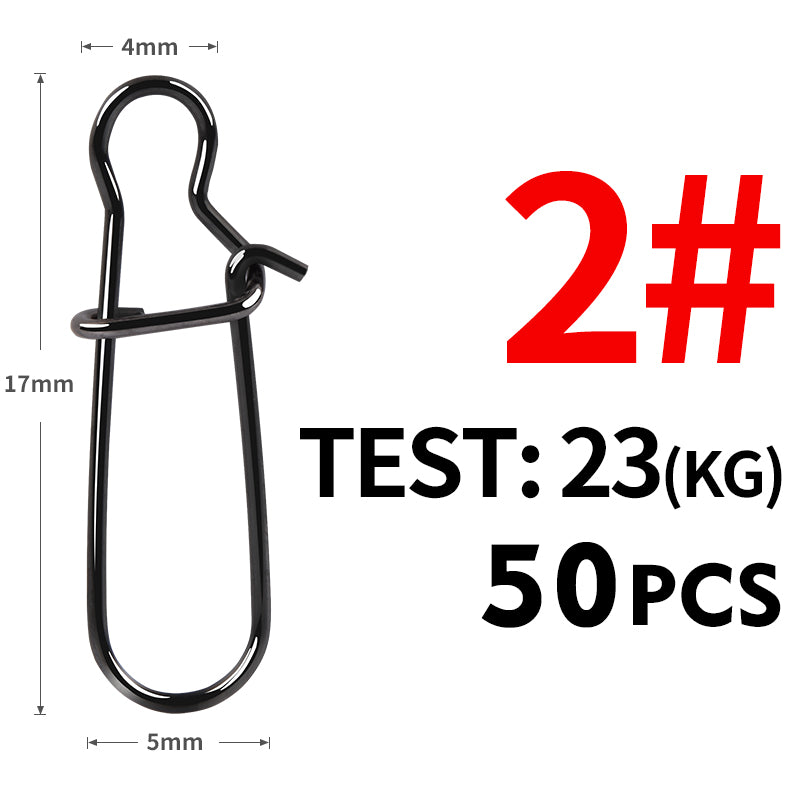 stainless steel fishing swivel snap connectors, view 6 - MRSLM