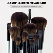 Double-sided makeup brush set, view 5 - MRSLM