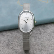 small oval quartz watch for women, view 5 - MRSLM