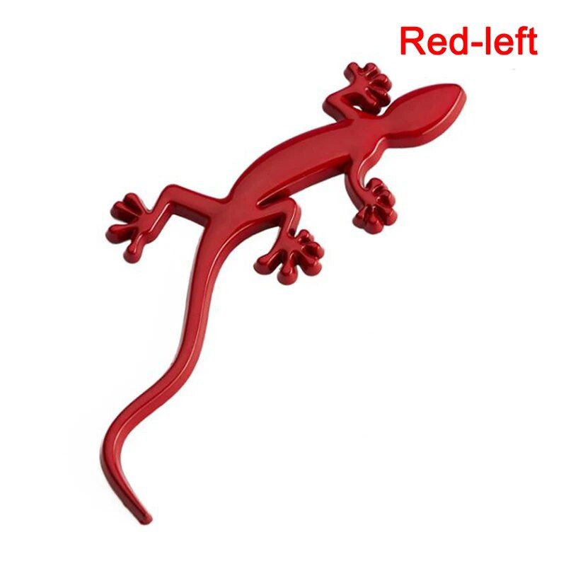 reflective gecko lizard car decal, view 3 - MRSLM